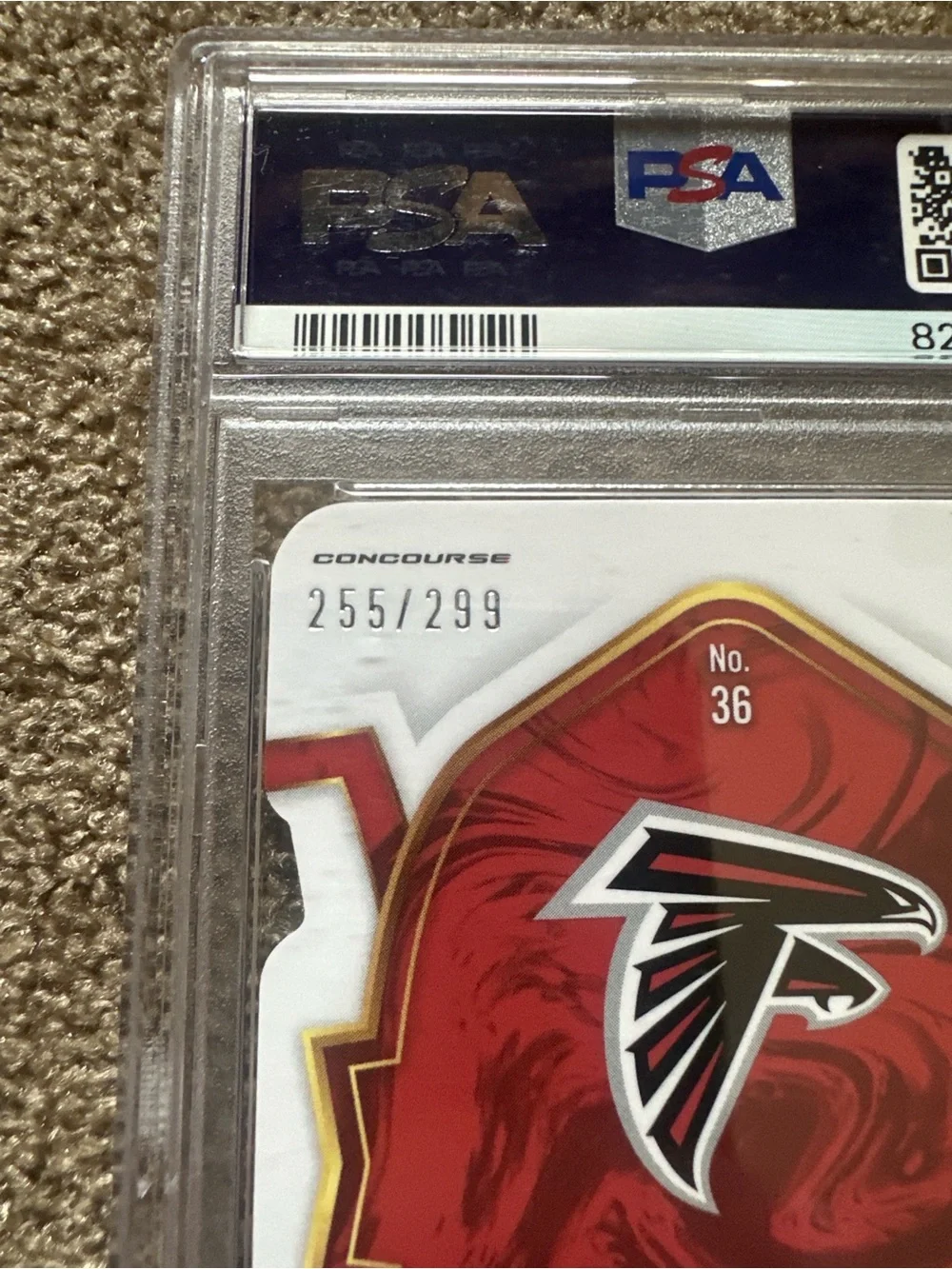 Falcons Desmond Ridder Rookie PSA 10